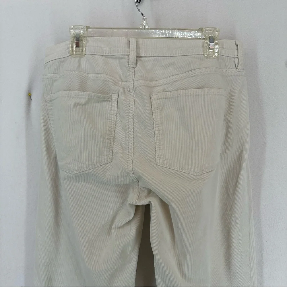 J.Crew Corduroy Straight Pants‎ Womens 31 White